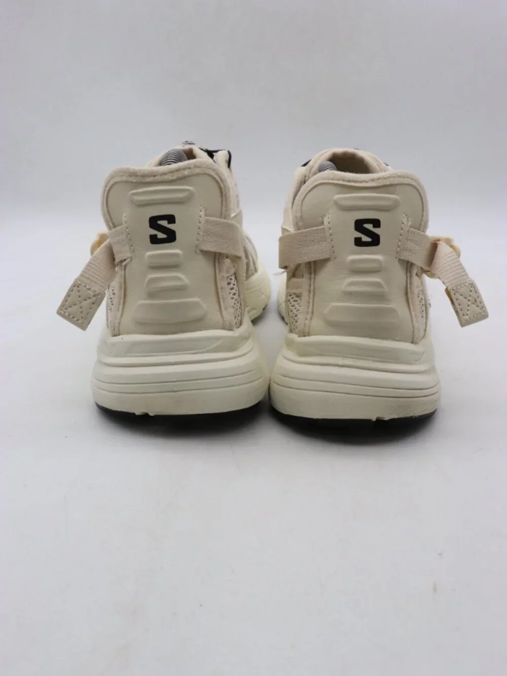 Salomon Techsonic White Leather Men's 9.5 Women's 10.5 Advanced Athletic Sandals